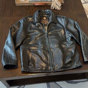 Marc New York First Class Black Leather Jacket
